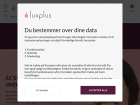 'luxplus.dk' screenshot