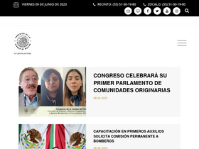 'congresocdmx.gob.mx' screenshot