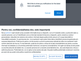 'dulciurifeldefel.ro' screenshot