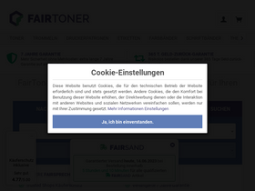 'fairtoner.de' screenshot