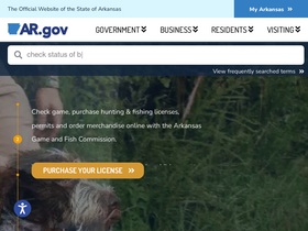'arkansas.gov' screenshot