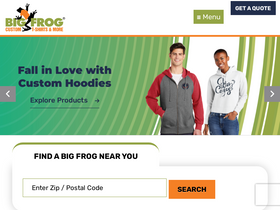 'bigfrog.com' screenshot