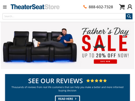 'theaterseatstore.com' screenshot