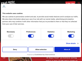 'bajafresh.com' screenshot