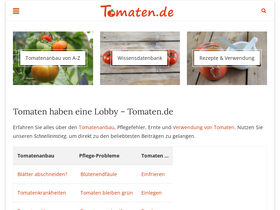 'tomaten.de' screenshot