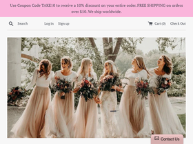maidenlaneboutique.net homepage screenshot