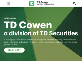 'cowen.com' screenshot