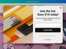 'nuphy.com' screenshot