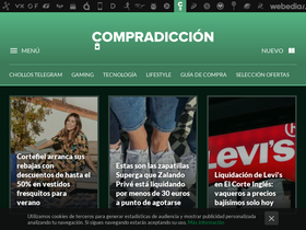 'compradiccion.com' screenshot