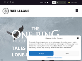 'frialigan.se' screenshot