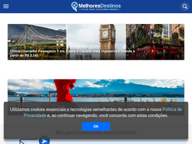 'melhoresdestinos.com.br' screenshot