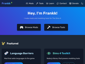 'frankkmods.com' screenshot