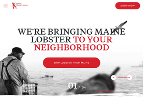 'cousinsmainelobster.com' screenshot