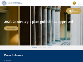 'mediobanca.com' screenshot