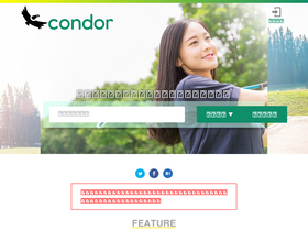 'golf-condor.com' screenshot