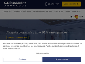 'eliasymunozabogados.com' screenshot