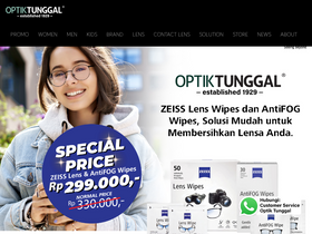 'optiktunggal.com' screenshot