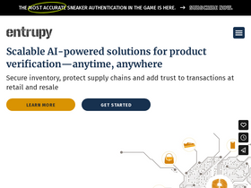 'entrupy.com' screenshot
