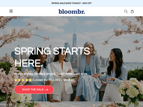 Bloombr homepage screenshot