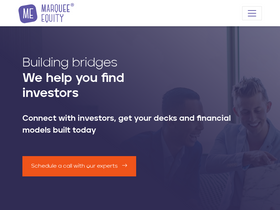 'marquee-equity.com' screenshot