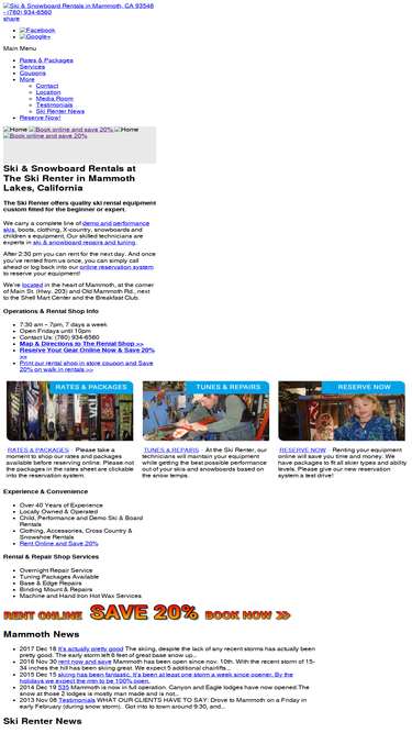 skirentermammoth.com