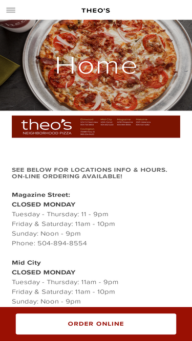 theospizza.com