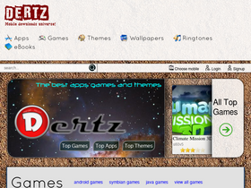 'dertz.in' screenshot