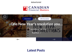 'canadianfinancialmatters.ca' screenshot