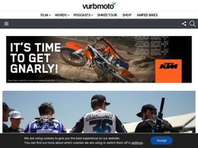 'vurbmoto.com' screenshot