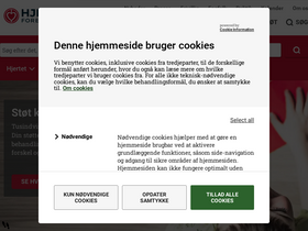 'hjerteforeningen.dk' screenshot