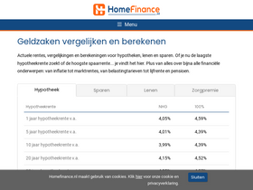 'homefinance.nl' screenshot