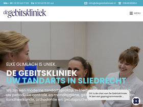 'degebitskliniek.nl' screenshot