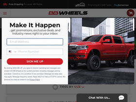 'bbwheelsonline.com' screenshot