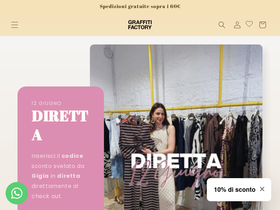 Graffiti Factory homepage screenshot