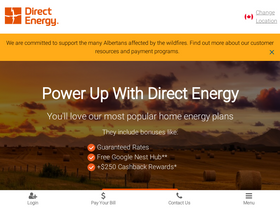 'directenergy.ca' screenshot