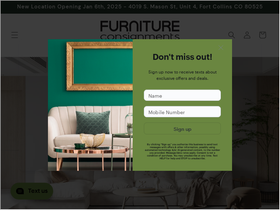 consignmyfurniture.com homepage screenshot