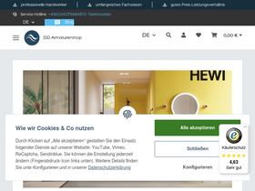 'ssd-armaturenshop.de' screenshot