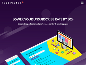 'pushplanet.com' screenshot