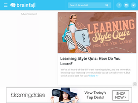 'brainfall.com' screenshot