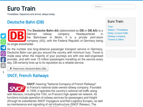 'euro-train.com' screenshot