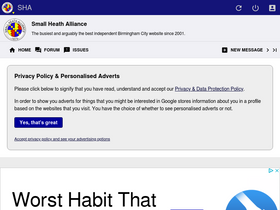 'smallheathalliance.com' screenshot