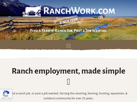'ranchwork.com' screenshot