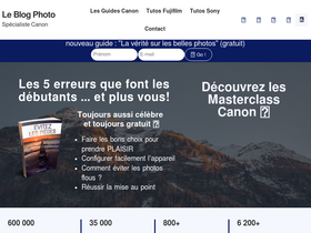 'leblogphoto.net' screenshot