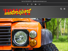 tomcatmotorsport.co.uk homepage screenshot