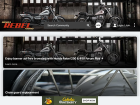 'hondarebelforum.com' screenshot