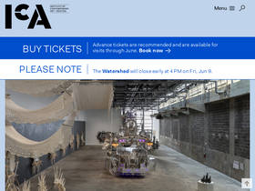 'icaboston.org' screenshot