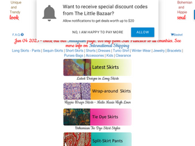 'thelittlebazaar.com' screenshot