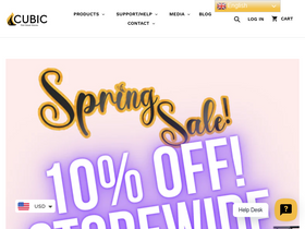 'cubicminiwoodstoves.com' screenshot