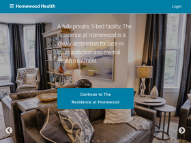 'homewoodhealth.com' screenshot