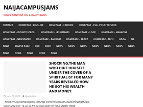 'naijacampusjams.com' screenshot